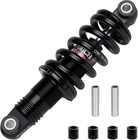 DNM Preload Mtb Mountain Bike الخلفية تعليق الصدمة امتصاص AL 6061 لفائف الربيع 750 رطلا مع جلبة إضافية in Kuwait