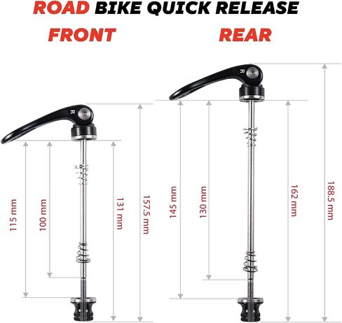 CNC Bike Quick Release Skewer Front & Rear Wheel Axle for Mountain Bike/Road Bike/Bicycle/MTB Wheel Hub. in Saudi Arabia