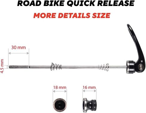 CNC Bike Quick Release Skewer Front & Rear Wheel Axle for Mountain Bike/Road Bike/Bicycle/MTB Wheel Hub. in Saudi Arabia