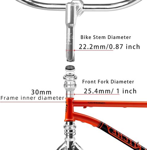 Weerock Neco Bicycle Headset Steel Bike Thouse Lounted Fork Bowl ، Black in Kuwait