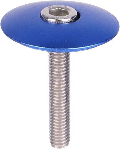 1 1/8" Aluminium Alloy Cycling Headset Stem Top Cap with M6x35mm Stainless Steel Bolt in Kuwait