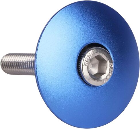 1 1/8" Aluminium Alloy Cycling Headset Stem Top Cap with M6x35mm Stainless Steel Bolt in Kuwait