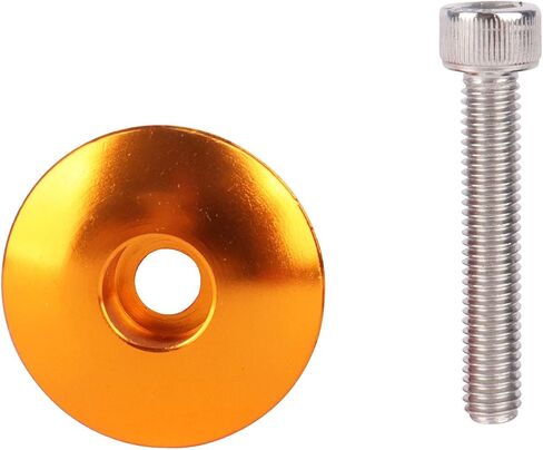 1 1/8" Aluminium Alloy Cycling Headset Stem Top Cap with M6x35mm Stainless Steel Bolt in Kuwait