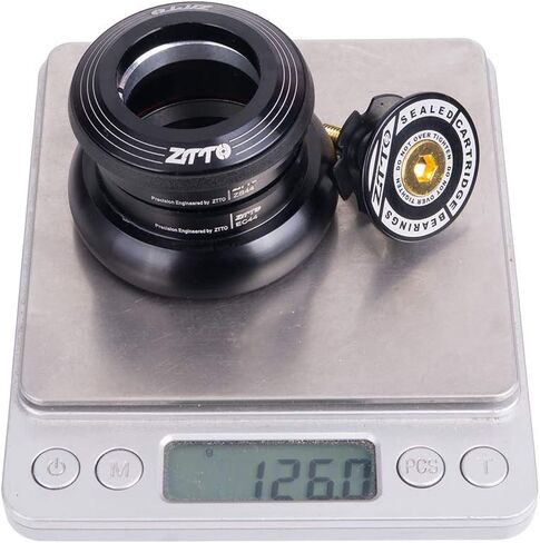 ZTTO Bike Headset, MTB 44mm ZS44 EC44 CNC 1 1/8"-1 1/2" Straight Tube Frame to Tapered Tube Fork 1.5 Adapter Headset in Saudi Arabia