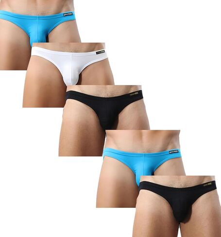 TAPUU Mens Low Rise Bikini Briefs Underwear with Pouch in Saudi Arabia