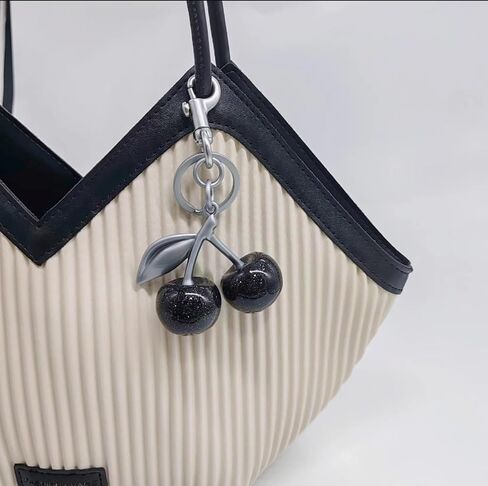 Cherry Pendant Multi-Functional Keychain Bag Decoration Beautiful Implication Young People's Perfect Choice in Saudi Arabia
