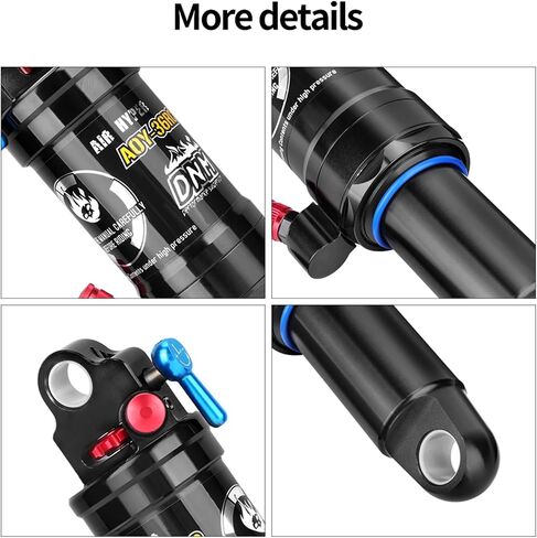 DNM AOY-36RC Mtb Rear Shock Bike Air Rear Shock Rebound/Lock Out- Adjustable Air Pressure 165/190/210mm bike rear shocks (190 * 50mm) in Kuwait