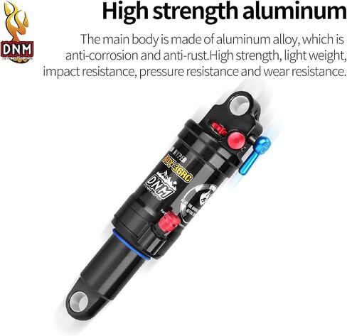 DNM AOY-36RC Mtb Rear Shock Bike Air Rear Shock Rebound/Lock Out- Adjustable Air Pressure 165/190/210mm bike rear shocks (190 * 50mm) in Kuwait