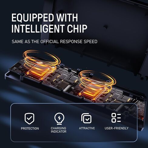 محطة الإرساء Lumindock Switch مع شاحن Joypads ، استبدال لدعم Switch Dock 4K/1080p HDMI ، Dock محطة شحن متعددة الوظائف للتبديل ، 7 ألوان LED/USB 3.0 منافذ ، أبيض in Saudi Arabia