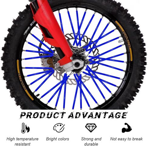 72pcs دراجة الأوساخ الأوساخ أغطية ، دراجة نارية تتكلم أنبوب عجلة الأنبوب لمدة 8 "-21" ، حافات ، حافة الكرسي المتحرك من الغبار ، حافة أنبوب الحامي للدراجة الدراجة الأوساخ (الوردي) in Kuwait