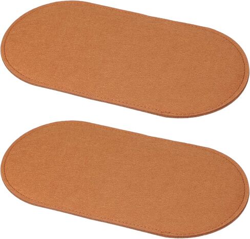 PATIKIL Felt Base Shaper 12x6 Inch, 2 Pcs Bag Bottom Shaper Pad Purse Liner Board Insert Oval for Handbags Tote Crossbody Bag Backpack, Pink in Saudi Arabia