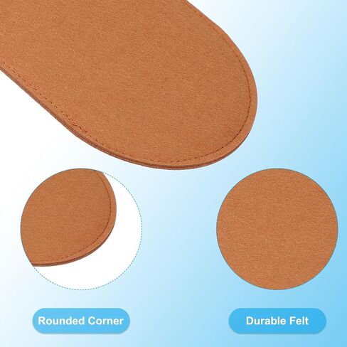 PATIKIL Felt Base Shaper 12x6 Inch, 2 Pcs Bag Bottom Shaper Pad Purse Liner Board Insert Oval for Handbags Tote Crossbody Bag Backpack, Pink in Saudi Arabia