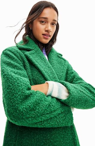 Desigual Women's Double-Breasted Bouclé Coat in Saudi Arabia