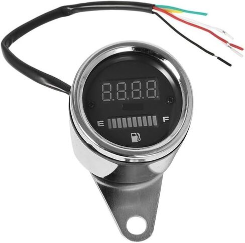 Motorcycle Odometer Gauge Universal Motorcycle Voltmeter 2 in 1 Digital Tachometer Odometer Tachometer Multi-functional Instrument Gas Fuel Gauge in Saudi Arabia