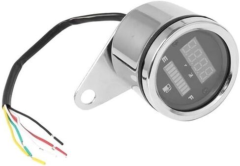 Motorcycle Odometer Gauge Universal Motorcycle Voltmeter 2 in 1 Digital Tachometer Odometer Tachometer Multi-functional Instrument Gas Fuel Gauge in Saudi Arabia