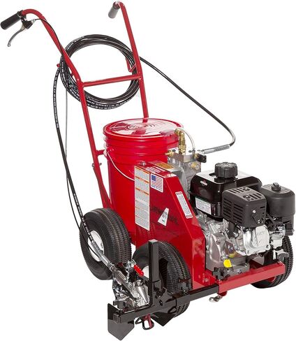 Pavement Line Striping Machine (Model# 4600 Part# 10003031) | Parking Lot & Floor Striping | Powerful Engine | High & Low Pressure | Fully Adjustable | Easy to Use | Durable Construction | Made in USA in Kuwait