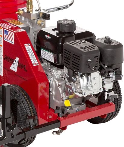 Pavement Line Striping Machine (Model# 4600 Part# 10003031) | Parking Lot & Floor Striping | Powerful Engine | High & Low Pressure | Fully Adjustable | Easy to Use | Durable Construction | Made in USA in Kuwait