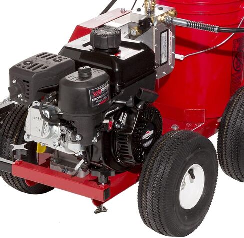 Pavement Line Striping Machine (Model# 4600 Part# 10003031) | Parking Lot & Floor Striping | Powerful Engine | High & Low Pressure | Fully Adjustable | Easy to Use | Durable Construction | Made in USA in Kuwait
