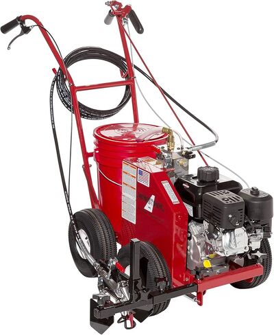 Pavement Line Striping Machine (Model# 4600 Part# 10003031) | Parking Lot & Floor Striping | Powerful Engine | High & Low Pressure | Fully Adjustable | Easy to Use | Durable Construction | Made in USA in Kuwait