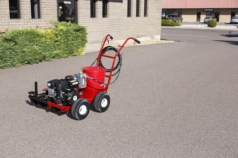 Pavement Line Striping Machine (Model# 4600 Part# 10003031) | Parking Lot & Floor Striping | Powerful Engine | High & Low Pressure | Fully Adjustable | Easy to Use | Durable Construction | Made in USA in Kuwait