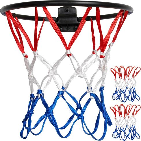 2 Pack Mini Basketball Net Presponse ، 8 حلقات داخلية في الهواء الطلق ، مناسبة للأبواب والجدران in Kuwait