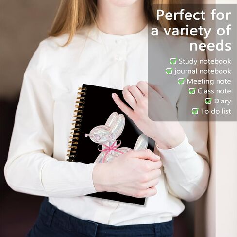 Wxhum Coquette Preppy Pinpy Spiral Notebook Journal ، Coquette Preppy Gifts for Women Teen Girls ، أنا حرفيًا مجرد Girl Pink Bow Bow Notebooks Journals for Work School Note ، 5.5 × 8.3 in Saudi Arabia