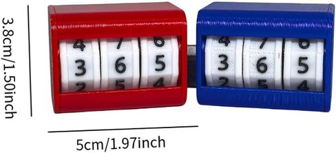 Snooker Scoreboard Mini Score Keeper Billiards Scorer Tabletop Sports Counter Sports Counter for Competition Volleyball, Style A in Saudi Arabia