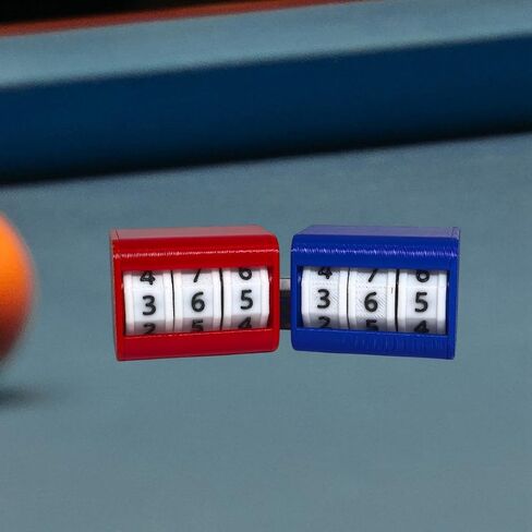 Snooker Scoreboard Mini Score Keeper Billiards Scorer Tabletop Sports Counter Sports Counter for Competition Volleyball, Style A in Saudi Arabia