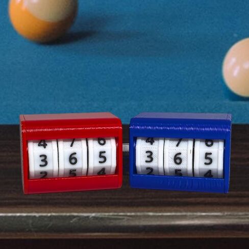 Snooker Scoreboard Mini Score Keeper Billiards Scorer Tabletop Sports Counter Sports Counter for Competition Volleyball, Style A in Saudi Arabia