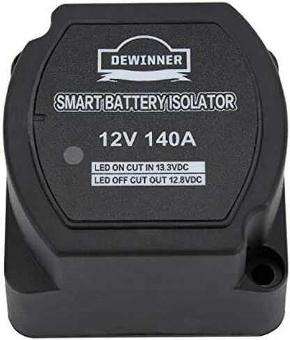 DEWINNER 12V 140Amp Dual Battery Isolator Kit Manual/Auto Modes VSR-Voltage Sensitive Relay Kit, with LED Screen, Voltage Display, Designed for ATV, UTV, Boat, RV, Camper 5 Wheel Off-road Vehicle in Kuwait