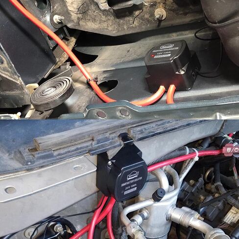 DEWINNER 12V 140Amp Dual Battery Isolator Kit Manual/Auto Modes VSR-Voltage Sensitive Relay Kit, with LED Screen, Voltage Display, Designed for ATV, UTV, Boat, RV, Camper 5 Wheel Off-road Vehicle in Kuwait