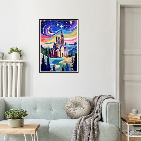 Heibago Diamond Painting Kits للبالغين ، الكلب الكامل مجموعات فن الماس للمبتدئين ، قوس قزح Round 5D DIY Diamond Dots ، صور الماس GEM Art and Crafts Home Decor in Saudi Arabia