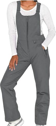 Snow Bibs Women Insulated Waterproof Bib Overalls Snowboarding Winter Athletic Pants Windproof Warm Ski Overalls in Saudi Arabia
