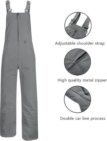 Snow Bibs Women Insulated Waterproof Bib Overalls Snowboarding Winter Athletic Pants Windproof Warm Ski Overalls in Saudi Arabia