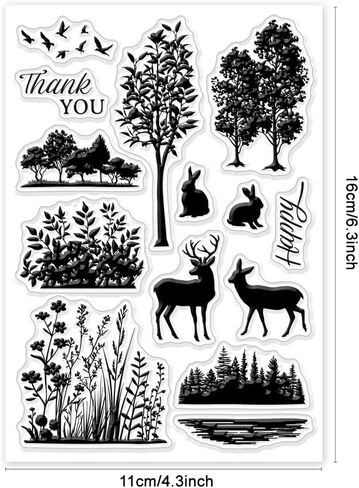 Globleland Eagle Clear Stamps Animal Bird Words تحفيز الكلمات السيليكون واضحة ختم الأختام لبطاقات صنع DIY Scrapbooking Journal Journal Decoration in Saudi Arabia
