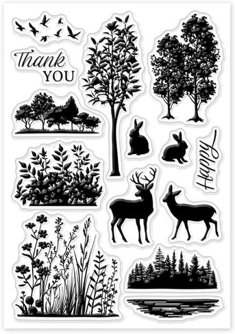 Globleland Eagle Clear Stamps Animal Bird Words تحفيز الكلمات السيليكون واضحة ختم الأختام لبطاقات صنع DIY Scrapbooking Journal Journal Decoration in Saudi Arabia