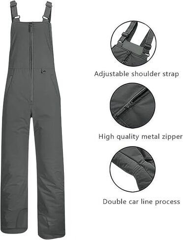 Snow Bibs Women Insulated Waterproof Bib Overalls Snowboarding Winter Athletic Pants Windproof Warm Ski Overalls in Saudi Arabia