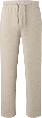Boys' Open Bottom Sweatpants Baggy Elastic Waist Straight Leg Joggers Pants Kids Trendy Preppy Clothes with Pockets in Kuwait