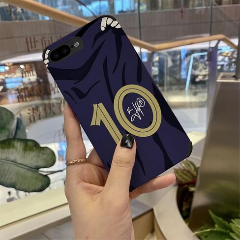 MESSl Jersey Phone Case Creative Soccer Case for iPhone 7/8 / SE2020 Thin Soft Imitation Leather Shockproof in Kuwait