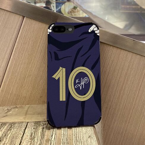 MESSl Jersey Phone Case Creative Soccer Case for iPhone 7/8 / SE2020 Thin Soft Imitation Leather Shockproof in Kuwait