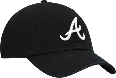 47 العلامة التجارية MLB الأسود الأبيض الشعار الأساسي تنظيف قبعة قبعة البيسبول القابلة للتعديل ، والبالغ واحد الحجم يناسب الجميع in Kuwait