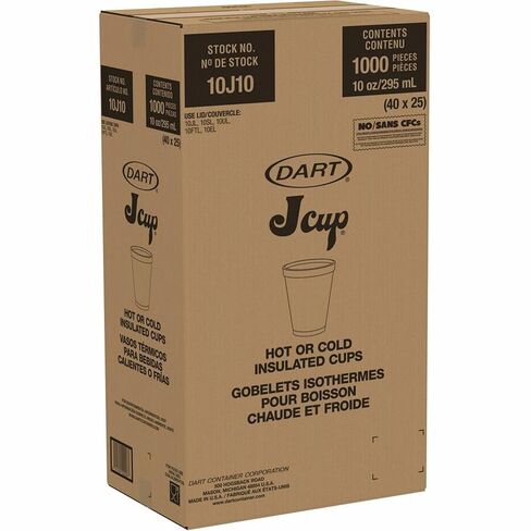 أكواب الرغوة Dart ، 6 أوقية ، أبيض ، 1000CT ، تناسب أغطية 6-Series ، 6J6 in Kuwait