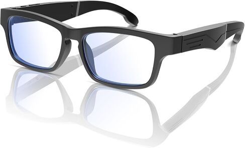 Smart Glasses Wireless Bluetooth Glasses for Men Women with Speakers Clear Phone Calls Game Music and Anti-Blue Light Lenses Wireless Audio for Android iOS(A) in Saudi Arabia