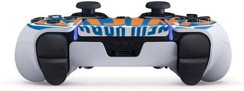 Skinit Decal Gaming Skin Compatible with PS5 DualSense Edge Pro Controller - Officially Licensed NBA New York Knicks Large Logo Design in Kuwait