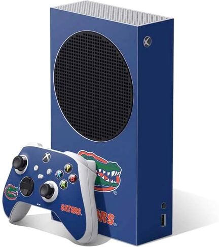 Skinit Decal Gaming Skin Compatible with Xbox Series S Bundle - Officially Licensed University of Florida Gators Mascot Blue Design in Kuwait