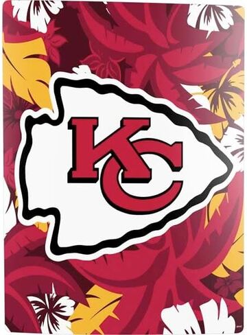 Skinit Decal Gaming Skin Compatible with PS5 Digital Edition Bundle - Officially Licensed NFL Kansas City Chiefs Double Vision Design in Kuwait