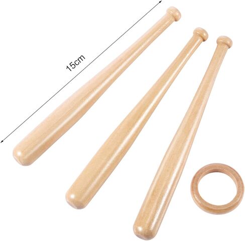 Honoson Baseball Stand Holders Balls Display Bat Wooden Stand Holder Display Centerpieces Tables for Baseball Sports Lover in Saudi Arabia
