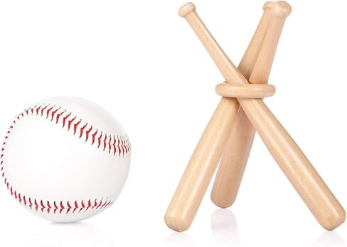 Honoson Baseball Stand Holders Balls Display Bat Wooden Stand Holder Display Centerpieces Tables for Baseball Sports Lover in Saudi Arabia