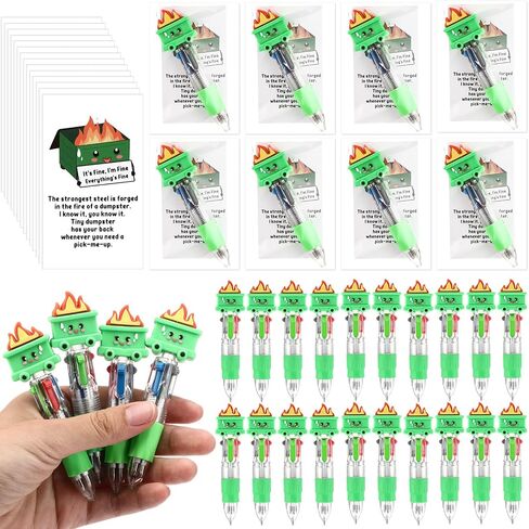 50 مجموعة من أقلام You Rock Pens من Sayglossy، مجموعة هدايا 4 في 1 متعددة الألوان لقلم Rock مع بطاقات إيجابية لهدايا تقدير زملاء العمل in Saudi Arabia