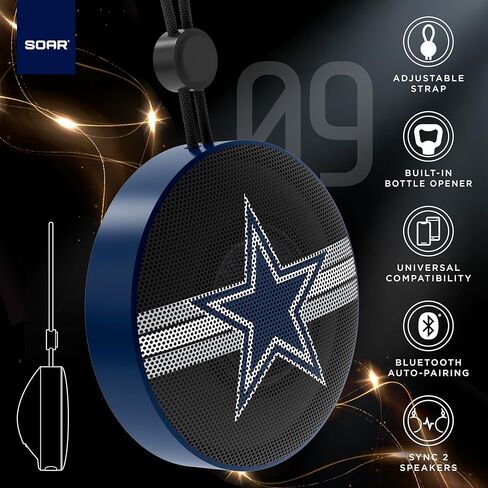 Soar NFL Bluetooth Bottle Speaker ، New York Jets in Saudi Arabia